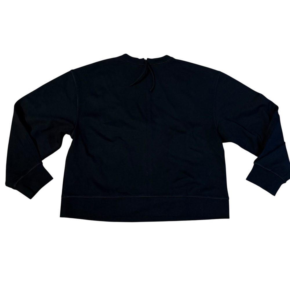 SPANX Ponte Crewneck Long Sleeve Top Black NWT Size Medium - Picture 5 of 7
